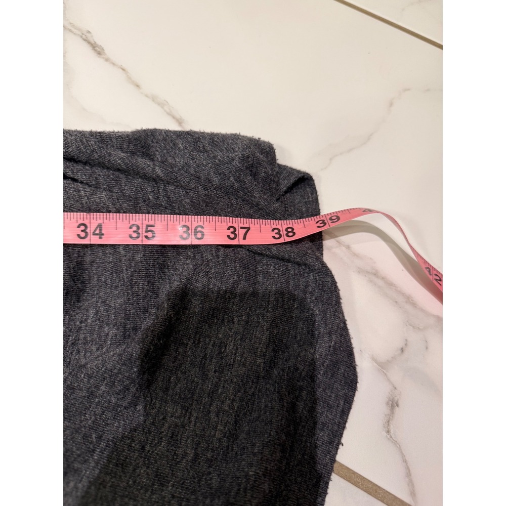 Banana Republic Womens Charcoal Gray Ruched Side Long Sleeve Sheath Dress Size M - Picture 12 of 13